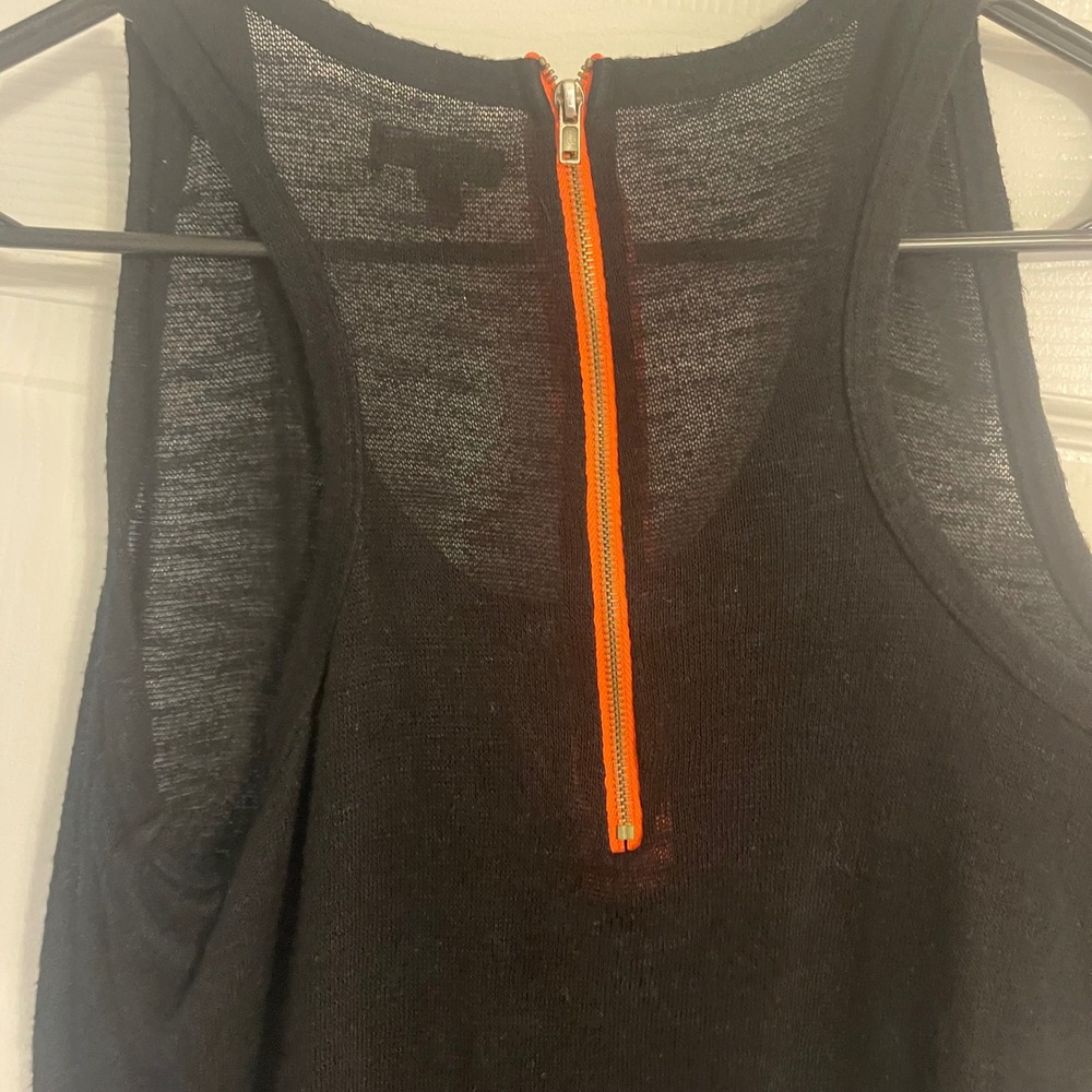Bongo Rhinestone Heart Tank Top Sleeveless Casual Top Black Medium - Picture 3 of 5
